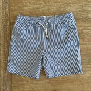 Fair Harbor Boys’ Seersucker Swim Trunks Shorts
